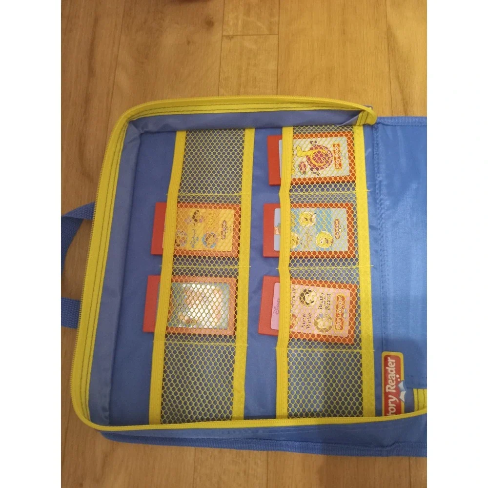 Vintage Children's Electric Story Reader System  SpongeBob Nemo 11 Books Cartrid